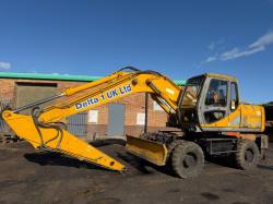 JCB JS160W WHEELED EXCAVATOR*C/W FRONT BLADE*VIDEO*
