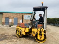 BOMAG BW138AD VIBRATING DRUM ROLLER*C/W DEUTZ ENGINE*VIDEO*