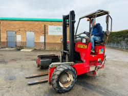 MOFFETT M5 25.3TL FORKLIFT*C/W KUBOTA ENGINE*1454 HOURS*VIDEO*