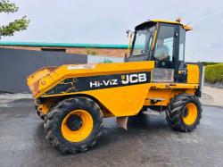 JCB 7FT 7 TONNE STRAIGHT TIP DUMPER* READING 1286 HOURS*YEAR 2018*VIDEO*