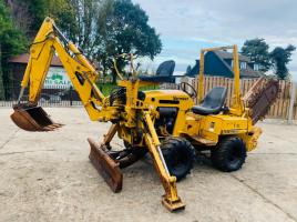 VERMEER RT450 4WD TRENCHER C/W 2 X SUPPORT LEGS , BACK ACTOR & BLADE 
