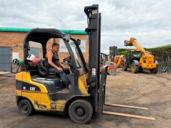 CATERPILLAR GP18N FORKLIFT*C/W PALLET TINES*VIDEO*