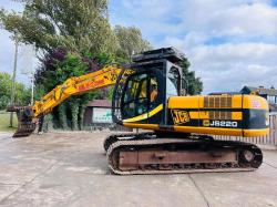 JCB JS220 TRACKED EXCAVATOR *4737 HOURS* C/W QUICK HITCH & ROTATING SELECTOR GRAB *VIDEO*