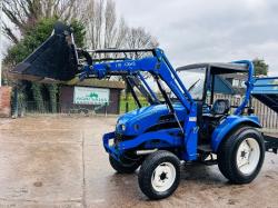 LAND LEGEND 4WD TRATOR *2015, 293 HOURS* C/W TIPPING TRAILER & ATTACHMENTS *VIDEO*