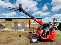 MANITOU SLT415B TELEHANDLER*C/W PALLET TINES*VIDEO*