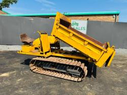 3 TONNE TRACKED DUMPER*C/W HYDRAULIC TIP*VIDEO*