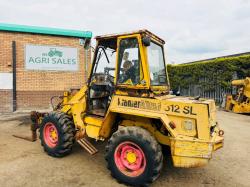 KRAMER 312 SL LOADER*C/W PALLET TINES*VIDEO*