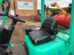 MITSUBISHI FG20K FORKLIFT*C/W PALLET TINES*VIDEO*