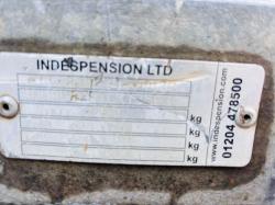 INDESPENSION TWIN AXLE PLANT TRAILER C/W LOADING RAMP 