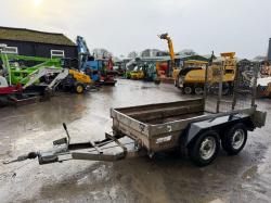 DOUBLE AXLE TRAILER*C/W DROP DOWN RAMP*VIDEO*