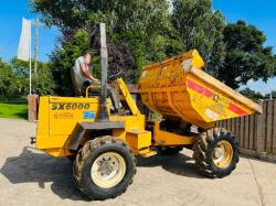 BARFORD SX6000 4WD 6 TON DUMPER C/W ROLE BAR *VIDEO*