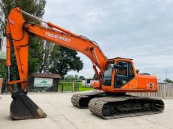 DAEWOO SOLAR 220LC-V EXCAVTOR C/W BOG MASTER TRACKS *VIDEO*