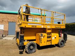 HAULOTTE H18SX 4WD SCISSOR LIFT*2514 HOURS*YEAR 2015*VIDEO*