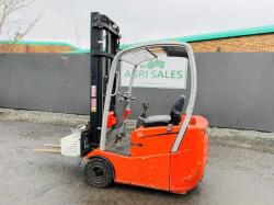 BT C3E150R ELECTRIC FORKLIFT*C/W PALLET TINES*NEEDS CHARGING*VIDEO*