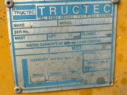 TCM FD30Z7S CONTAINER SPEC FORKLIFT *C/W 8 FT TINES*VIDEO*