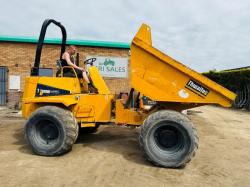 THWAITES 7 TONNE STRAIGHT TIP DUMPER*C/W PERKINS ENGINE*VIDEO*