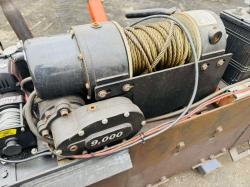 PIERCE WINCH TO SUIT SKIDSTEER*C/W 2 REMOTES*VIDEO*