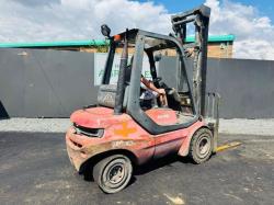 LINDE H30D-03 FORKLIFT*C/W PALLET TINES*VIDEO*