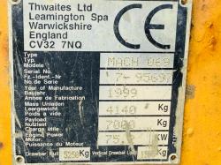 THWAITES 7 TONNE STRAIGHT TIP DUMPER*C/W PERKINS ENGINE*VIDEO*