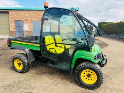 JOHN DEERE GATOR XUV FULL CAB* MANUAL TIP*VIDEO*
