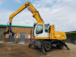 LIEBHERR 316 HRC SCRAP HANDLER*C/W ROTATING SCRAP GRAB*VIDEO*