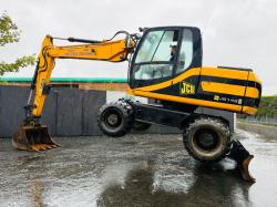 JCB JS145 WHEELED EXCAVATOR*C/W BUCKET*VIDEO*