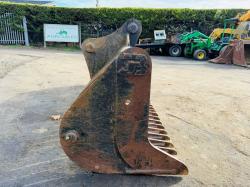RAKE BUCKET TO SUIT 22 TONNE EXCAVATOR*80MM PIN*VIDEO*