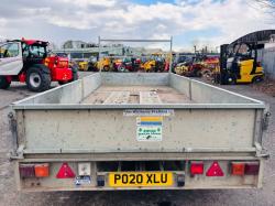 IFOR WILLIAMS 12FT TWIN AXLE PLANT TRAILER *C/W LOADING RAMP*VIDEO*
