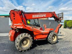MANITOU MT1230 SCP TELEHANDLER*C/W JACK LEGS AND PALLEET TINES*VIDEO*