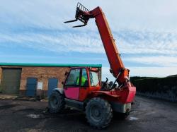 MANITOU MT1235 TELEHANDLER*C/W PALLET TINES*VIDEO*