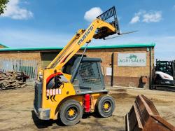 MUSTANG 2600R SKIDSTEER*C/W BUCKET & TINES*YEAR 2014*VIDEO*