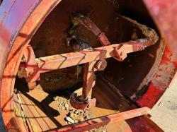 CONCRETE PANMIXER*C/W JCB Q FIT HEADSTOCK*VIDEO*