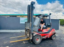LINDE H30D-03 FORKLIFT*C/W PALLET TINES*VIDEO*
