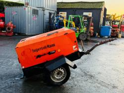 INGERSOL RAND AIR COMPRESSOR*C/W 3 CYLINDER KUBOTA ENGINE*VIDEO*