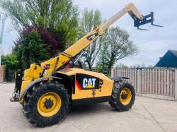 CATERPILLAR TH406AG 4WD TELEHANDLER *AG-SPEC , YEAR 2012* C/W PALLET TINES *VIDEO*
