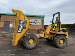 THWAITES 7 TONNE STRAIGHT TIP DUMPER*C/W PERKINS ENGINE*VIDEO*