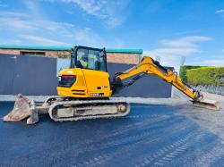 JCB 85Z-2 TRACKED EXCAVATOR*YEAR 2020*C/W 2 BUCKETS*VIDEO*