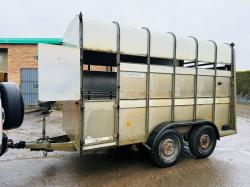 IFOR WILLIAMS CATTLEBOX TRAILER*C/W PARTITION*VIDEO*