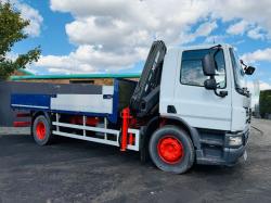 DAF 4X2 18 TONNE DROPSIDE LORRY*C/W HIAB XF 122/CL*VIDEO*