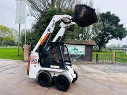  BOBCAT 553 SKIDSTEER *ONLY 1063 HOURS* C/W BUCKET *VIDEO*