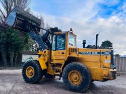  VOLVO L90C 4WD LOADING SHOVEL C/W TOE TIP BUCKET *VIDEO*