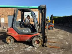 LINDE H30D-03 FORKLIFT*C/W PALLET TINES*VIDEO*