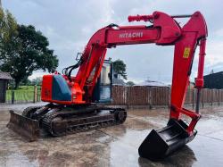 HITACHI ZAXIS 135UR TRACKED EXCAVATOR C/W FRONT BLADE *VIDEO*