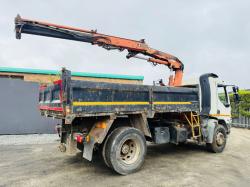 DAF LF55.220 4X2 TIPPER LORRY *C/W TEREX TLC 92.2 CRANE*VIDEO*