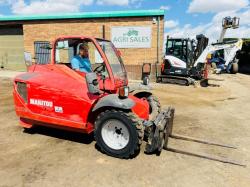 MANITOU SLT415B TELEHANDLER*C/W PALLET TINES*VIDEO*