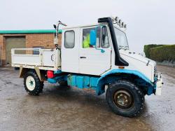MERCEDES-BENZ AG UNIMOG U140L 4X4*C/W DROPSIDE*VIDEO*