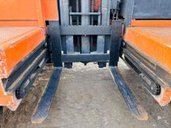 BOSS 556HH SIDE LOADING FORKLIFT C/W 2 STAGE MAST *VIDEO*