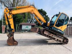 HYUNDIA ROBEX 80CR-9 EXCAVATOR *YEAR 2011, 4771 HOURS* C/W QUICK HITCH *VIDEO*