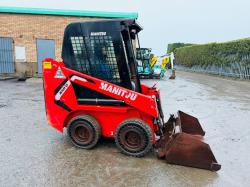 MANITOU 850R SKIDSTEER*C/W BUCKET*ONLY 640 HOURS*YEAR 2022*VIDEO*