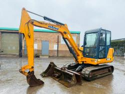 HANIX H50B EXCAVATOR*C/W QUICK HITCH AND 3 BUCKETS*VIDEO*